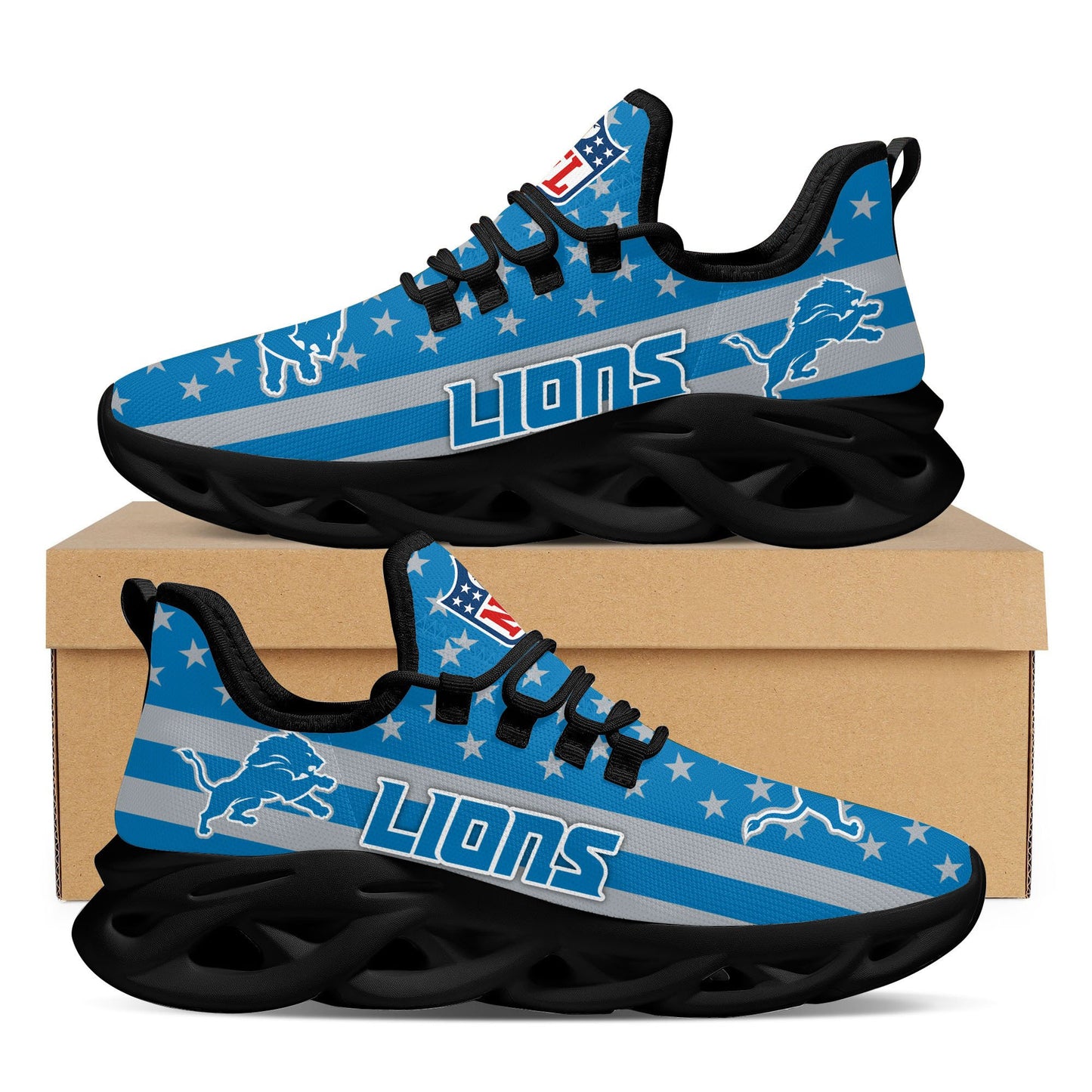 Detroit Lions Yezy Running Sneakers 57