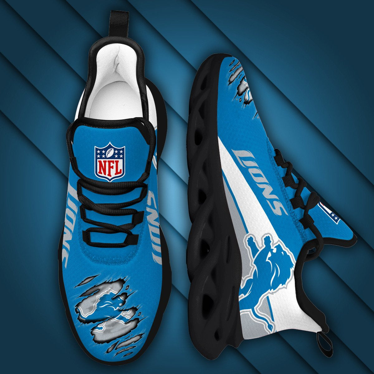 Detroit Lions Yezy Running Sneakers 979