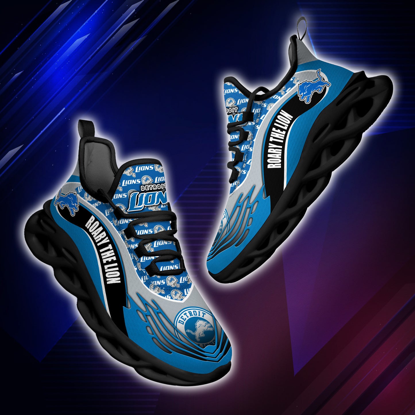 Detroit Lions Yezy Running Sneakers BB180