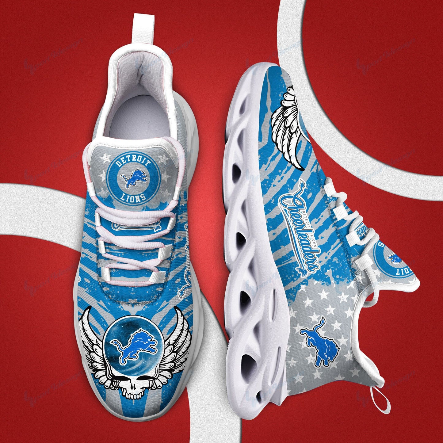 Detroit Lions Yezy Running Sneakers BB763