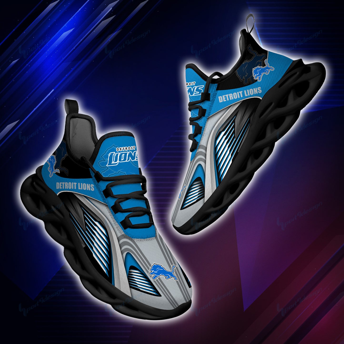 Detroit Lions Yezy Running Sneakers BB957