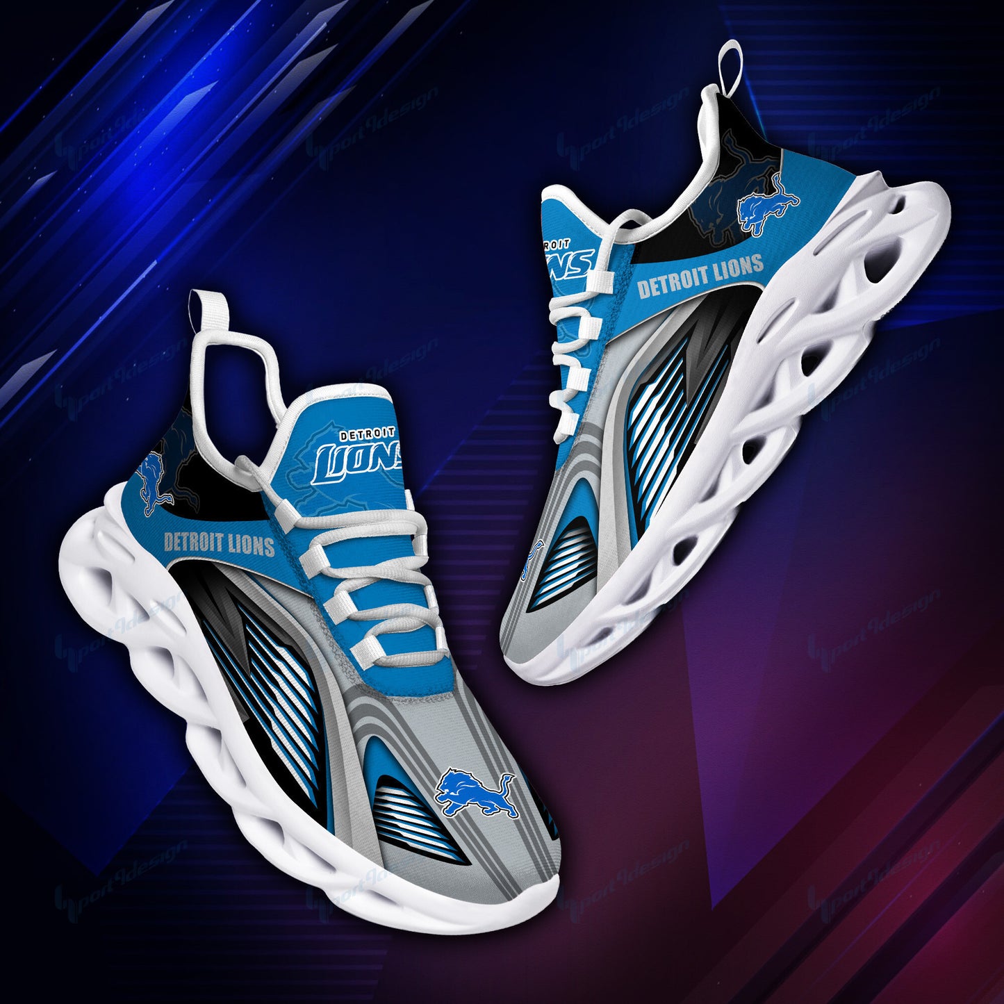 Detroit Lions Yezy Running Sneakers BB957