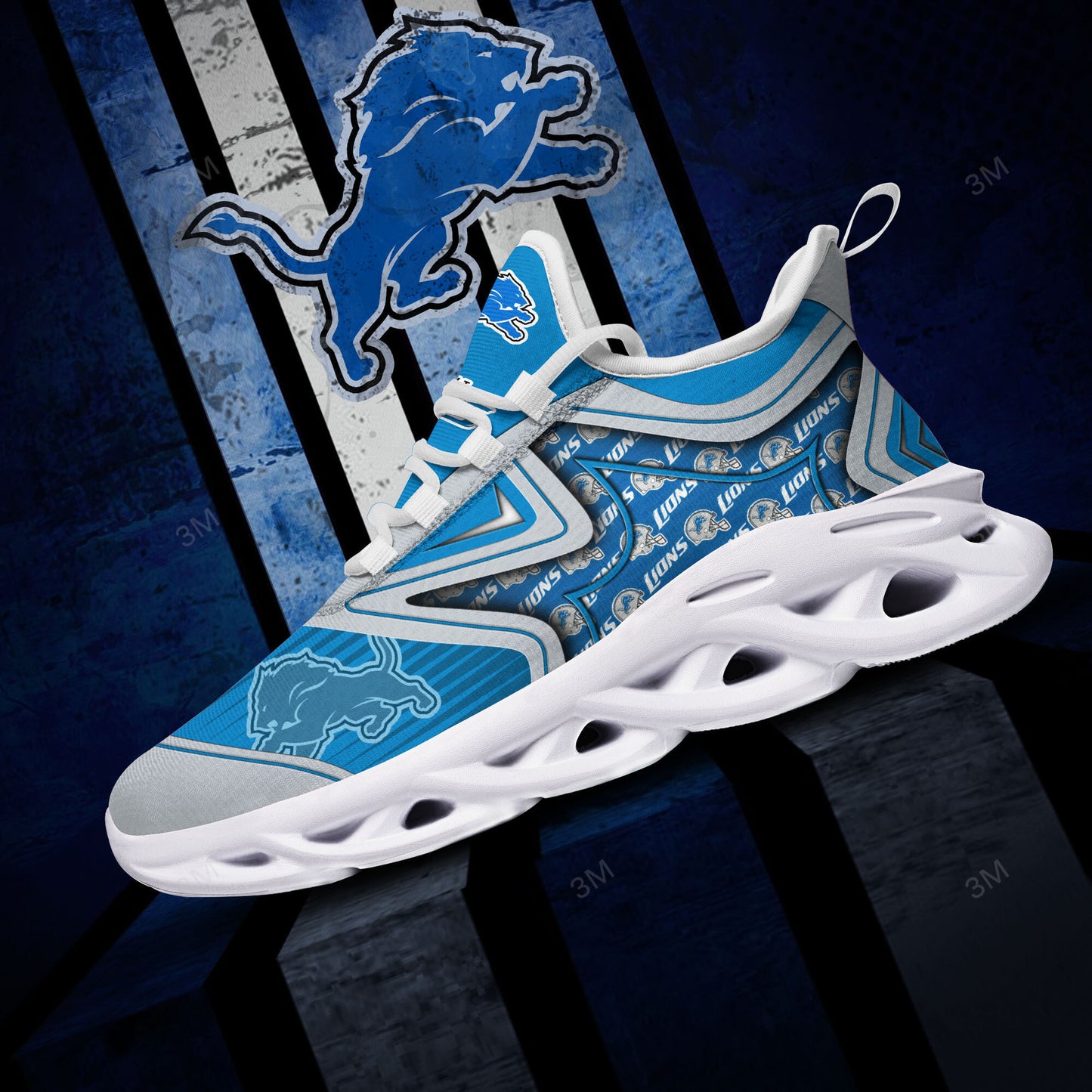 Detroit Lions Yezy Running Sneakers BG895