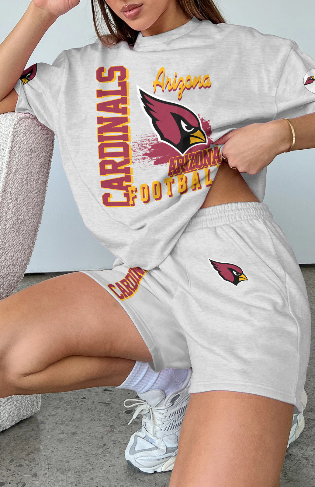 Arizona Cardinals Limited Edition Top And Shorts Two-Piece Suits (3)
