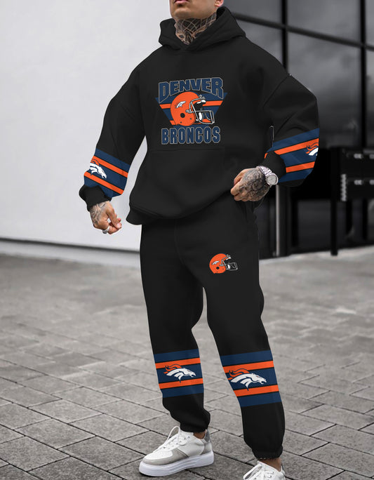 Denver Broncos Combo Pullover Hoodie And Sweatpants AZBTPHSP000402