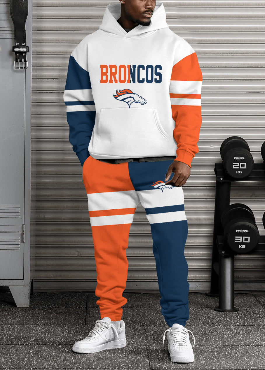 Denver Broncos Combo Pullover Hoodie And Sweatpants AZBTPHSP000166