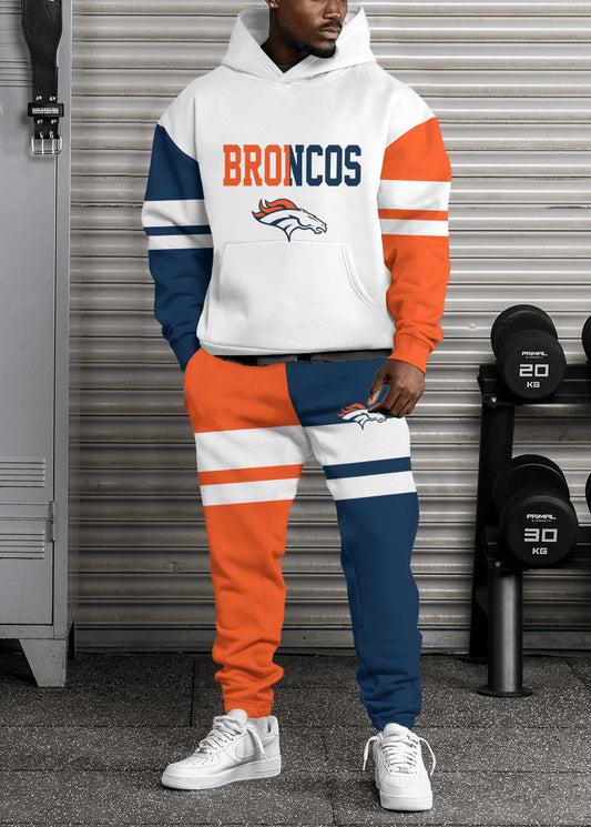 Denver Broncos Combo Pullover Hoodie And Sweatpants AZBTPHSP000166