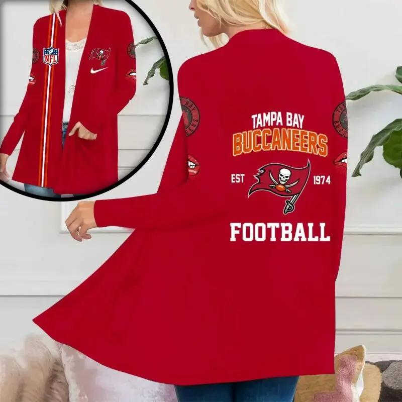Tampa Bay Buccaneers Women Patch Pocket Cardigan BT181