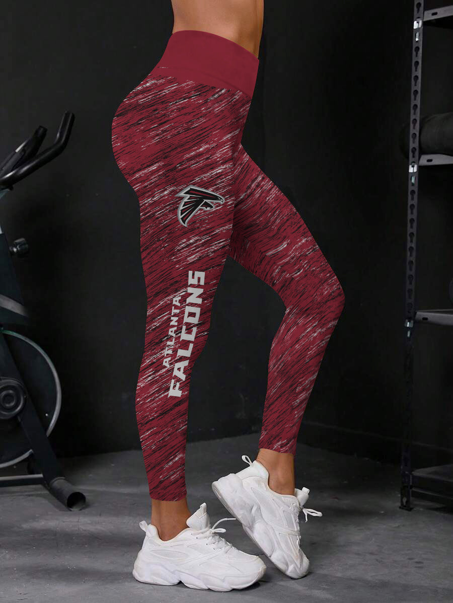 Atlanta Falcons  High Waist Push Up Printed Leggings