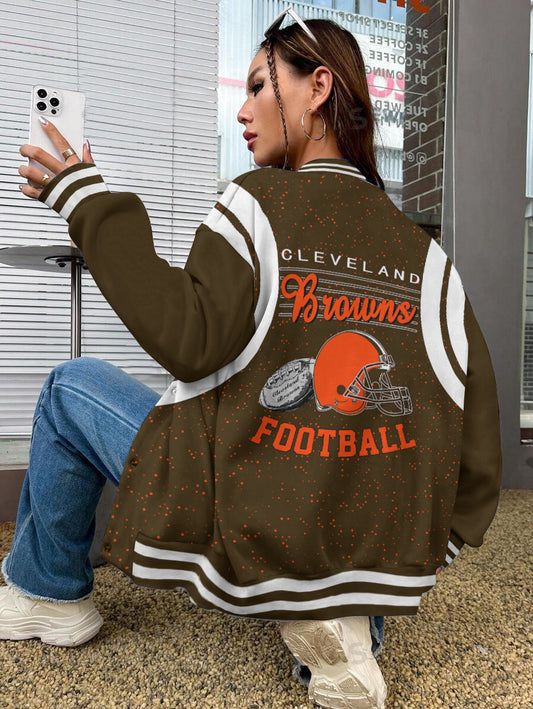 Cleveland Browns National Football League Varsity Jacket AZBTVJK000566