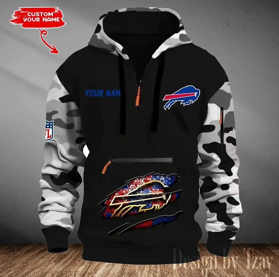Buffalo Bills Camouflage Hooded Sweatshirt HA66