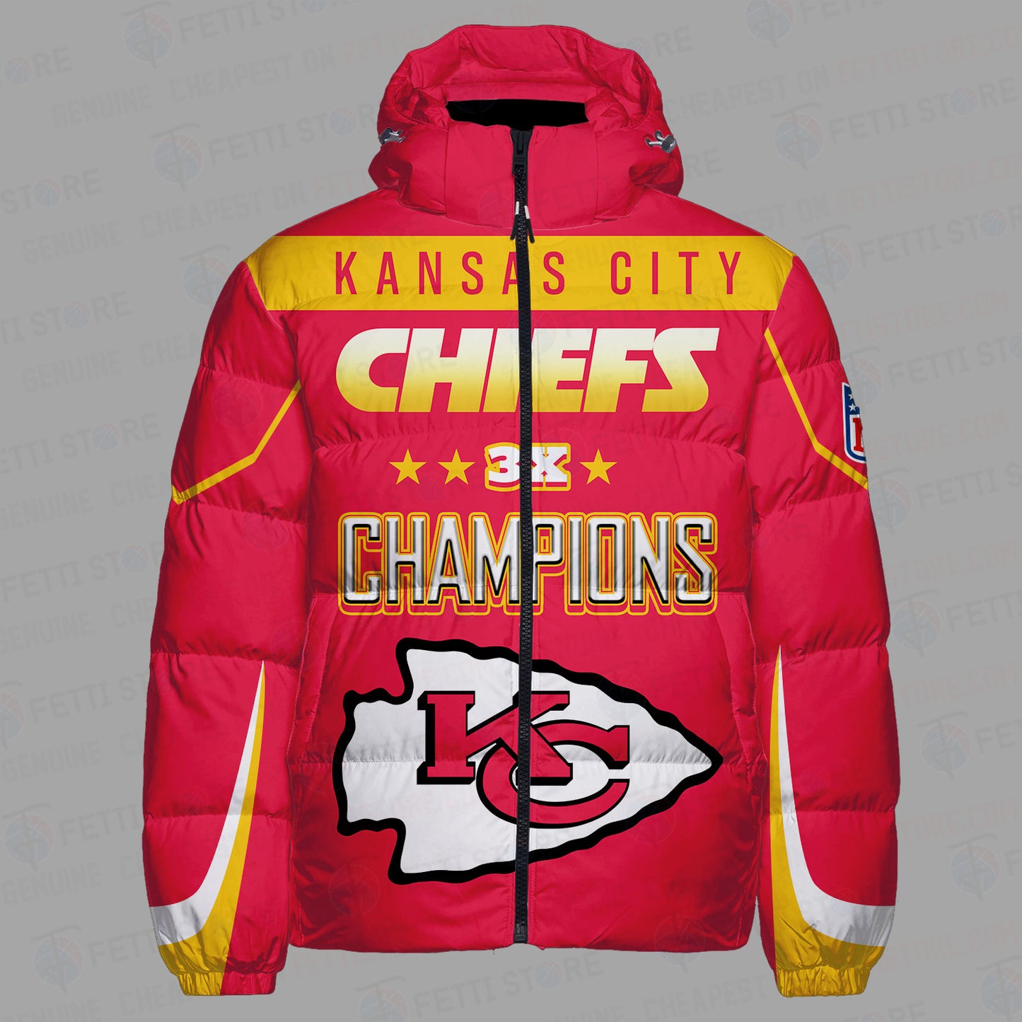 Kansas City Chiefs  CozyCloud Down Jacket AZBTDWJ000064
