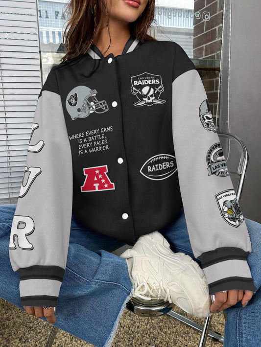 Las Vegas Raiders National Football League Varsity Jacket AZBTVJK000637