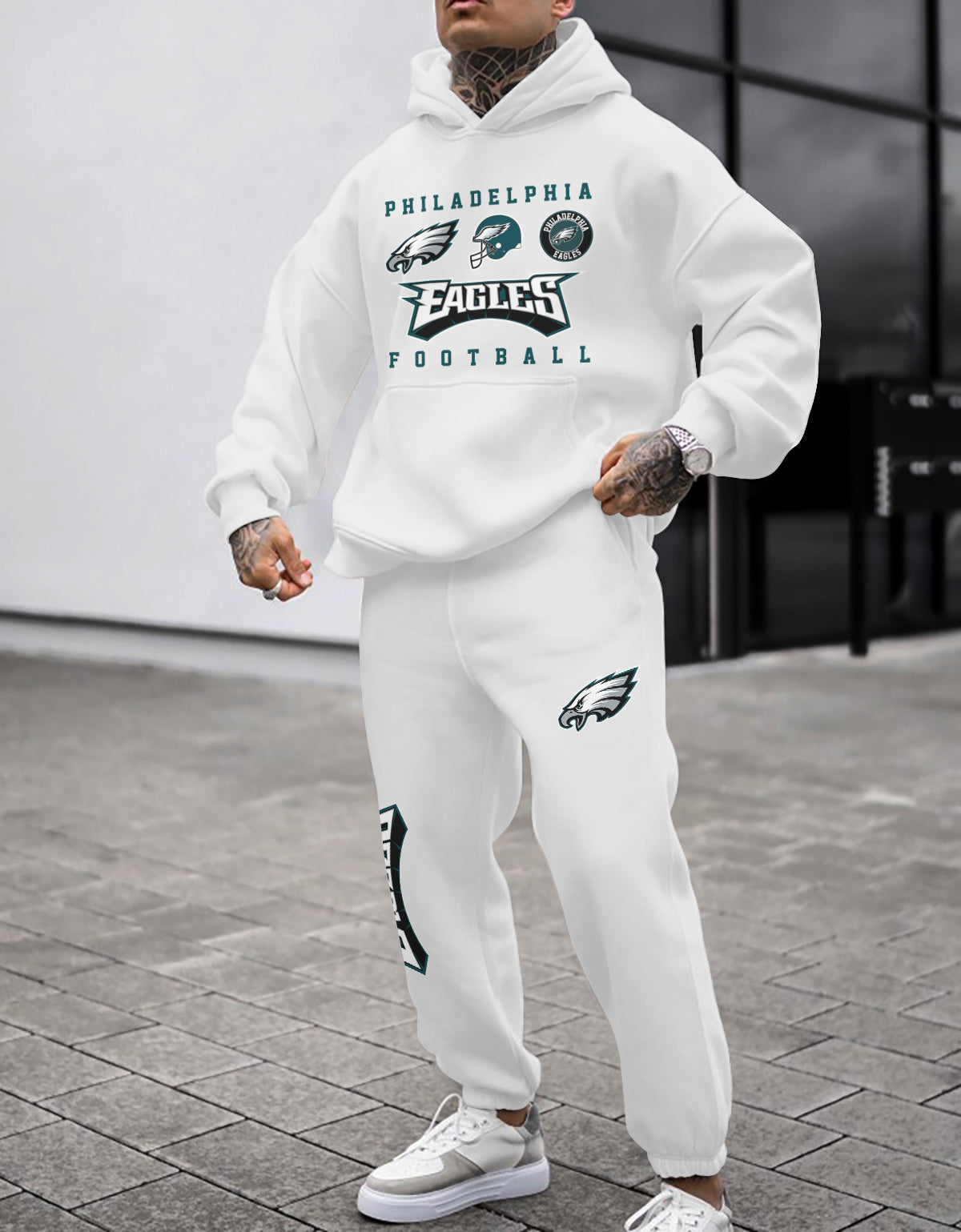 Philadelphia Eagles Combo Pullover Hoodie And Sweatpants AZBTPHSP000429