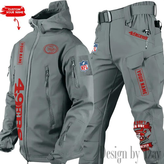 San Francisco 49ers Outdoor Jacket and Pants 000105