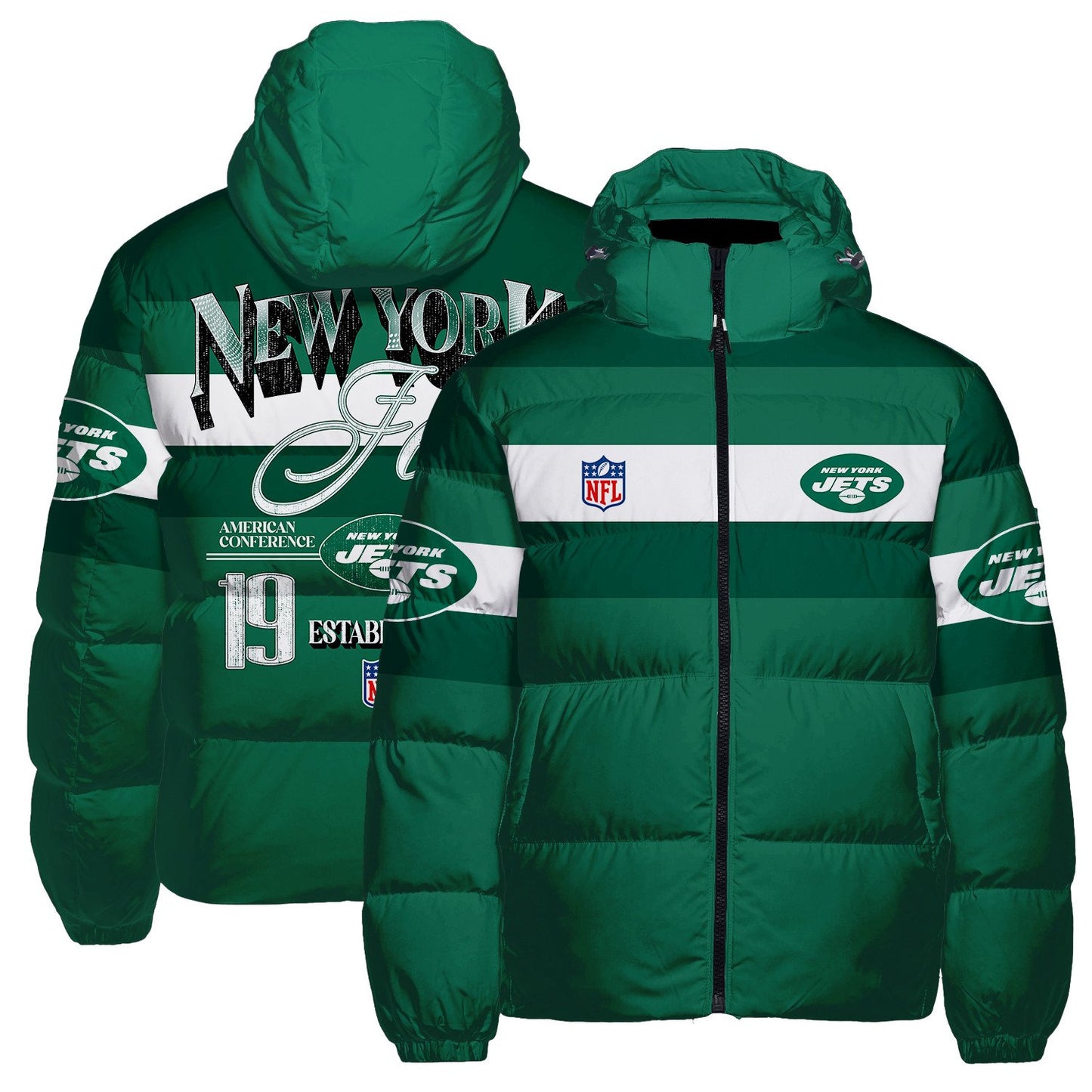 New York Jets CozyCloud Down Jacket AZBTDWJ000320