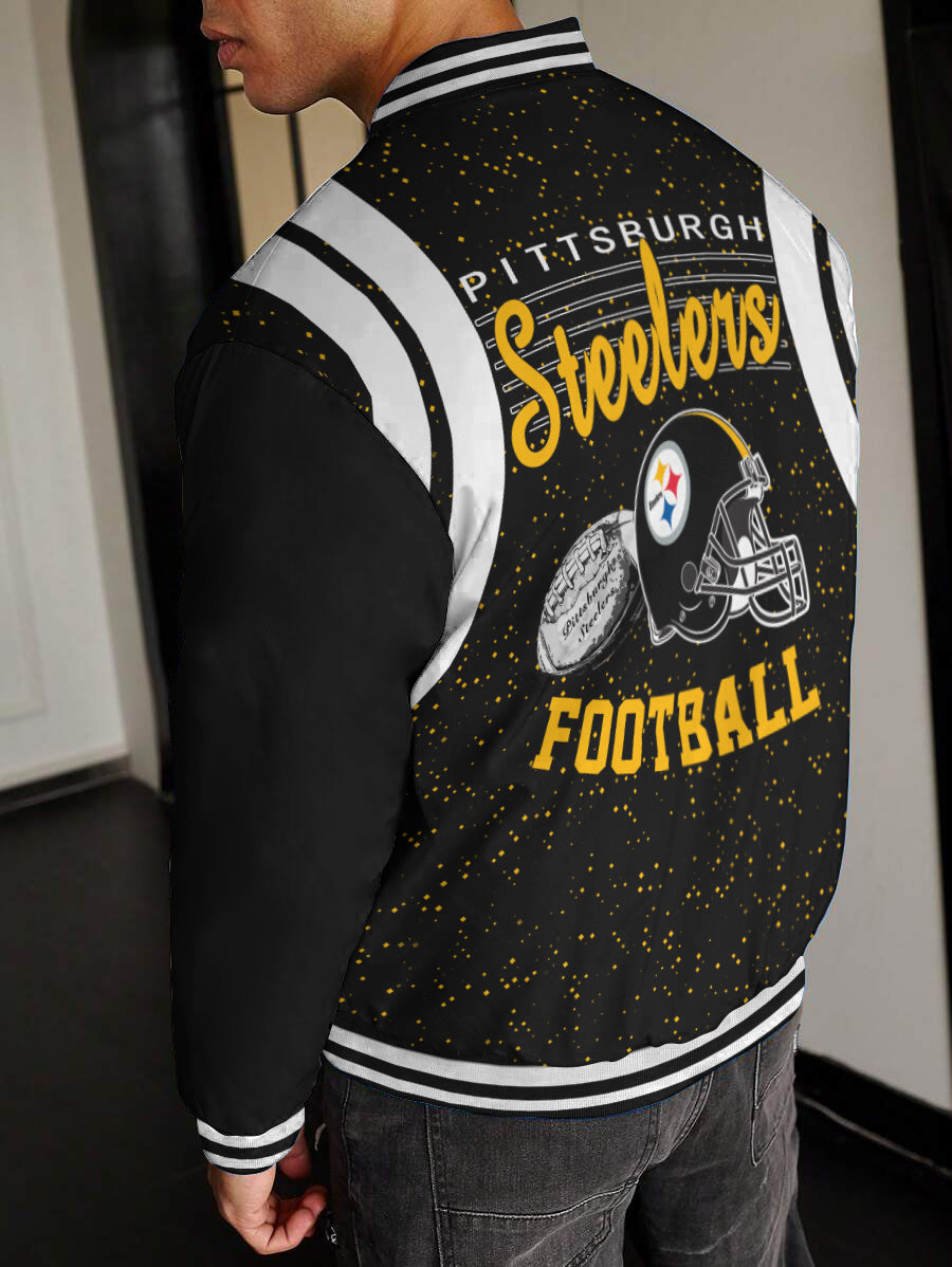 Pittsburgh Steelers National Football League Varsity Jacket AZBTVJK000479