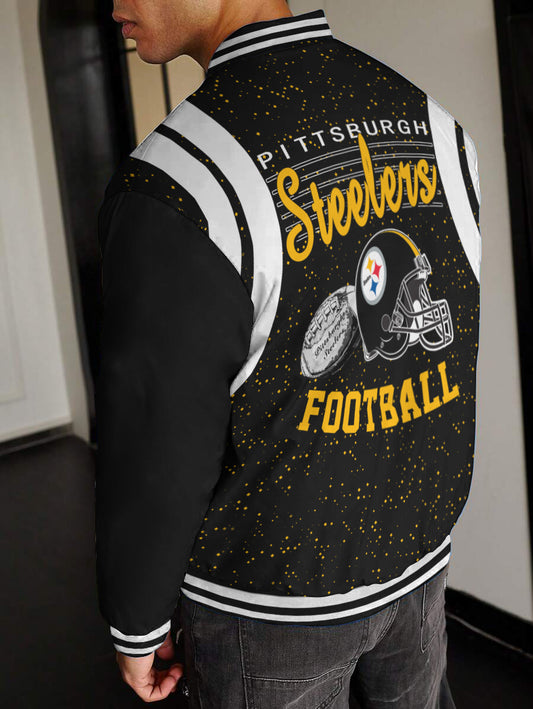 Pittsburgh Steelers National Football League Varsity Jacket AZBTVJK000479