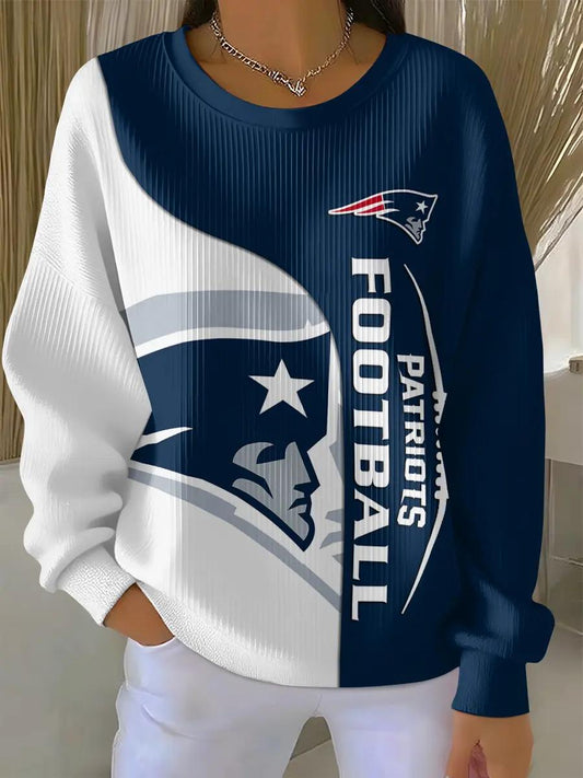 New England Patriots Women’s Knit Sweatshirt EM29