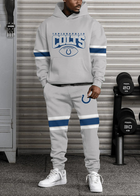 Indianapolis Colts Combo Pullover Hoodie And Sweatpants AZBTPHSP000327