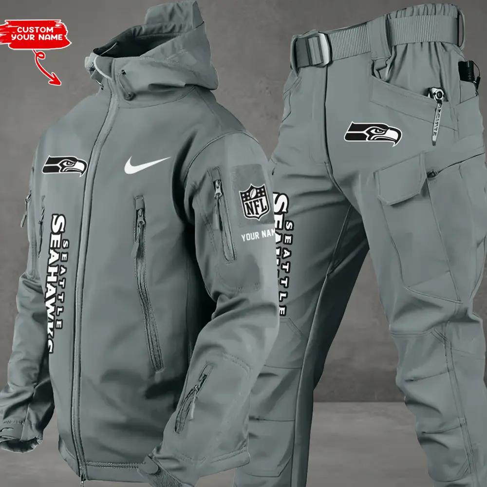 Seattle Seahawks Outdoor Jacket and Pants 000124