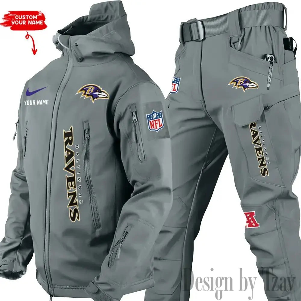 Baltimore Ravens Outdoor Jacket and Pants 000061