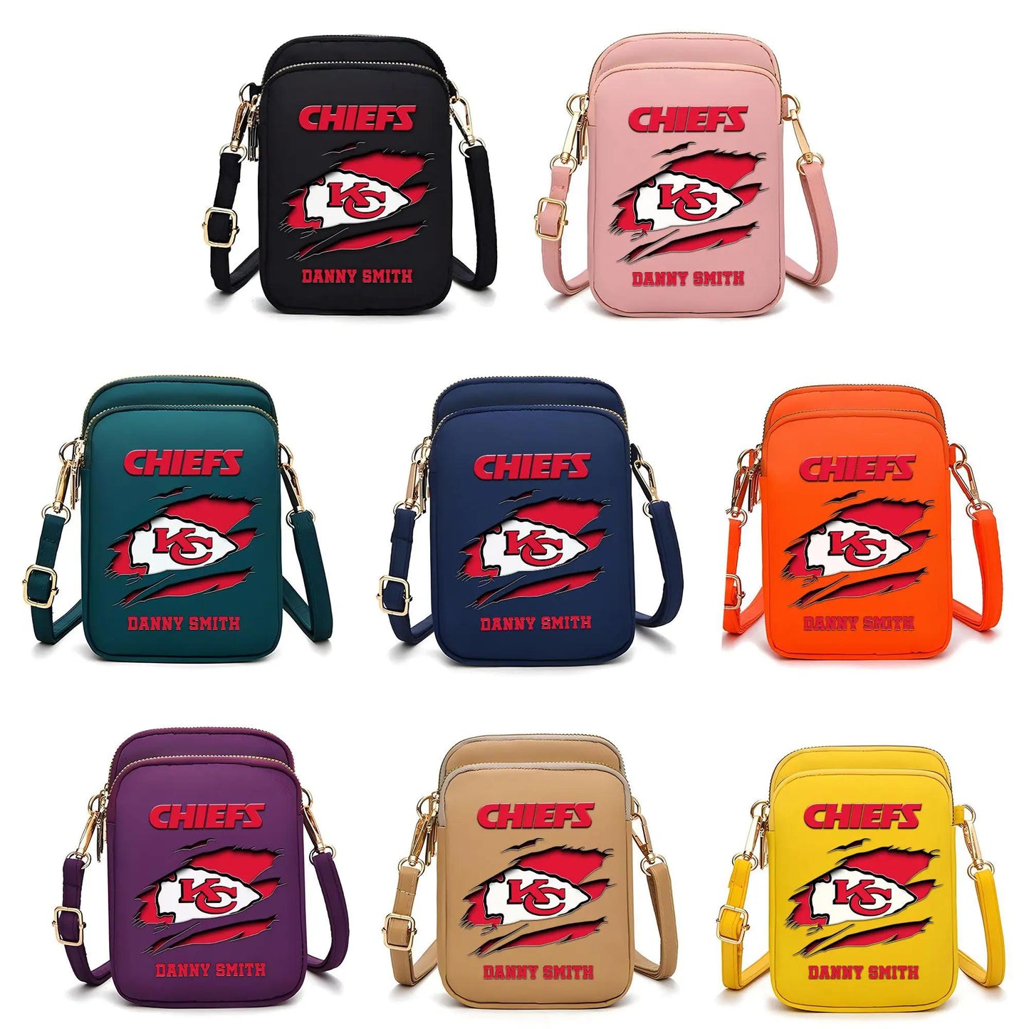 Kansas City Chiefs Mini Crossbody Bag for Women New Trending 2025 AZBT2DMCB000053