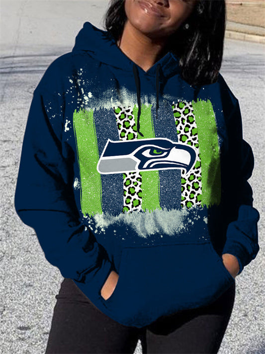 Seattle Seahawks 3D Printed Pocket Pullover Hoodie AZBTPH000170