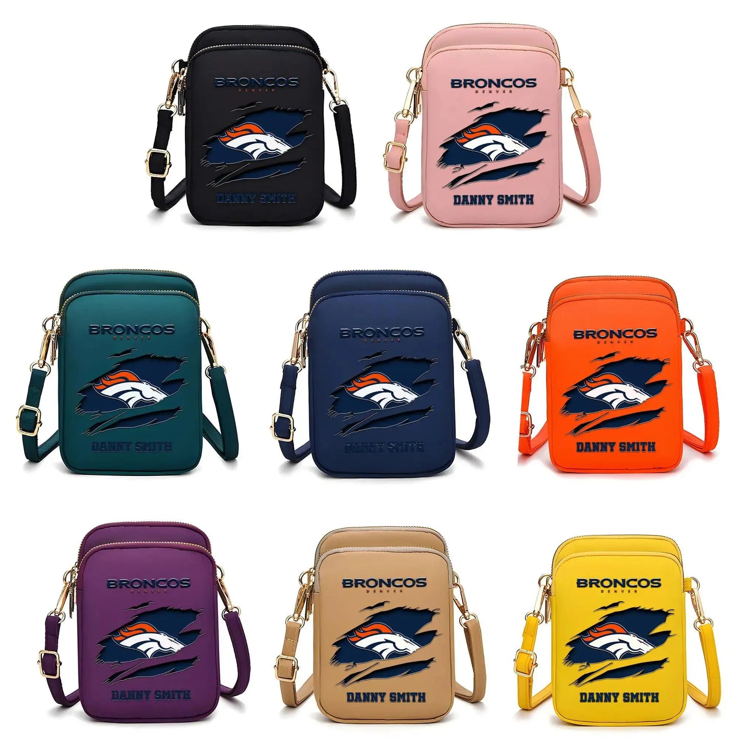 Denver Broncos Mini Crossbody Bag for Women New Trending 2025 AZBT2DMCB000033
