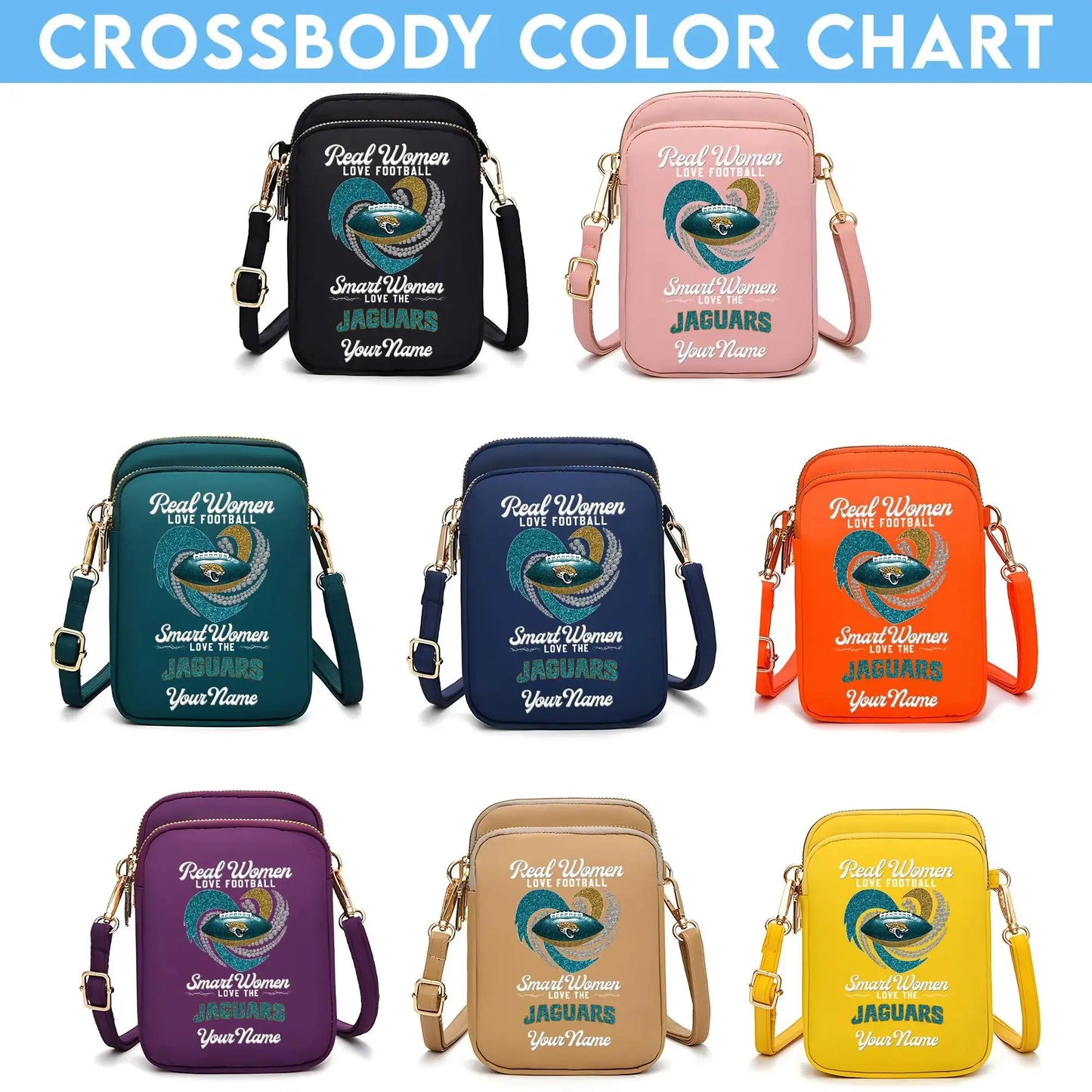 Jacksonville Jaguars Mini Crossbody Bag for Women New Trending 2025 AZBT2DMCB000052