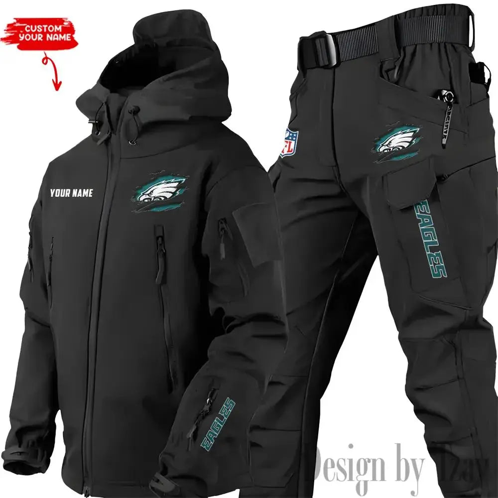 Philadelphia Eagles Outdoor Jacket and Pants 000093