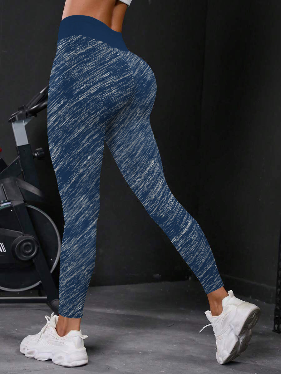 Indianapolis Colts High Waist Push Up Printed Leggings (1)
