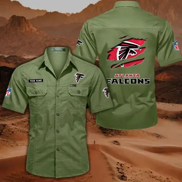 Atlanta Falcons Men’s Short Sleeve Cargo Shirts New 2025 AZBT2DCGS000002