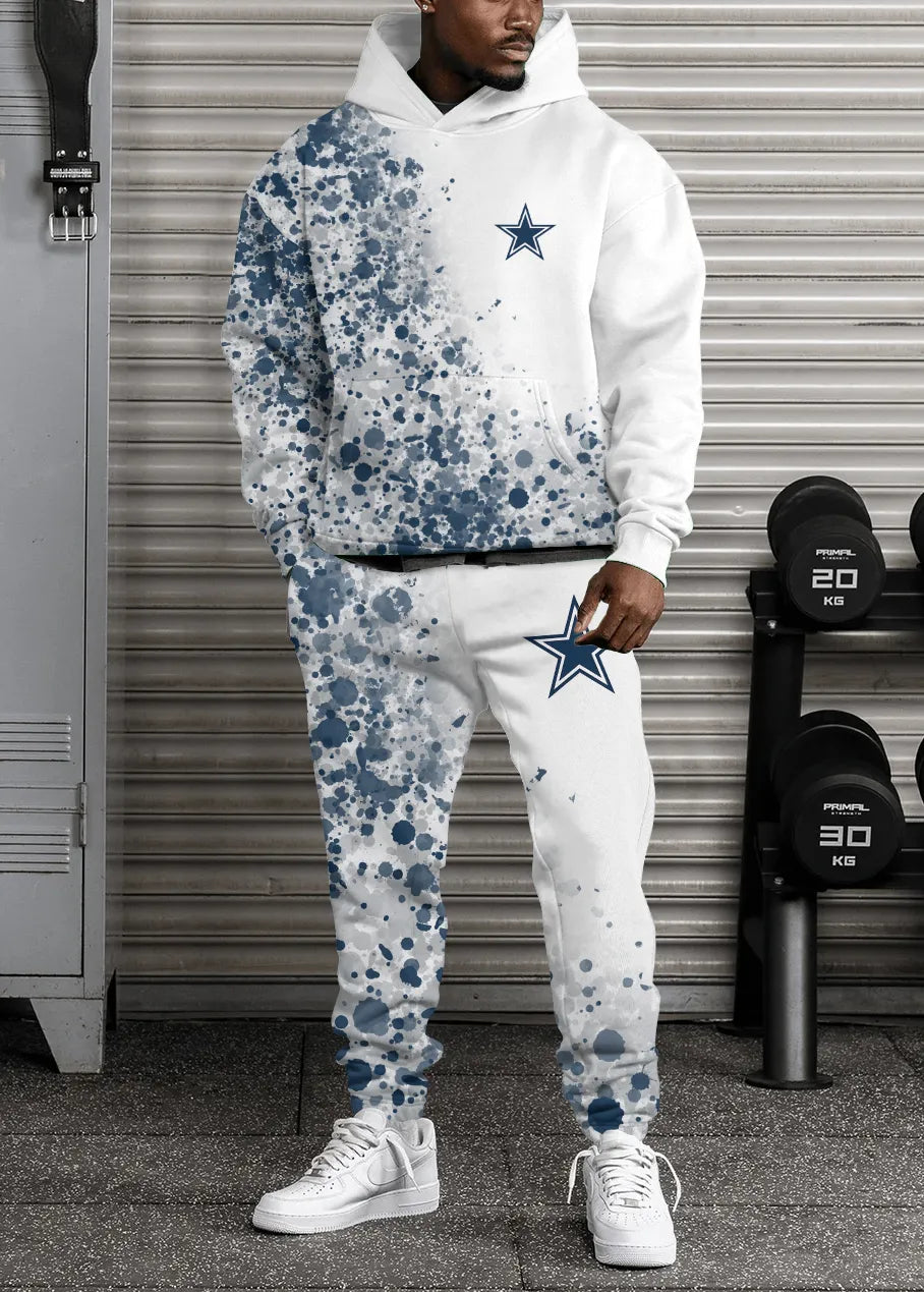Dallas Cowboys Combo Pullover Hoodie And Sweatpants AZBTPHSP000118
