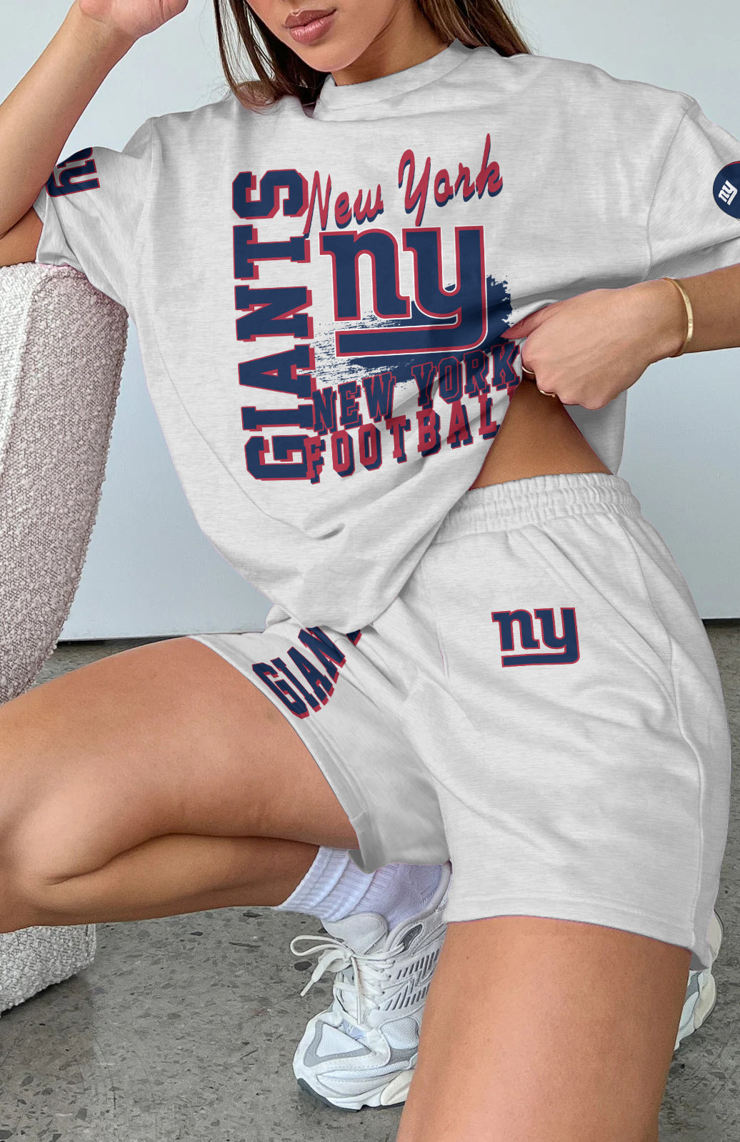 New York Giants Limited Edition Top And Shorts Two-Piece Suits (4)