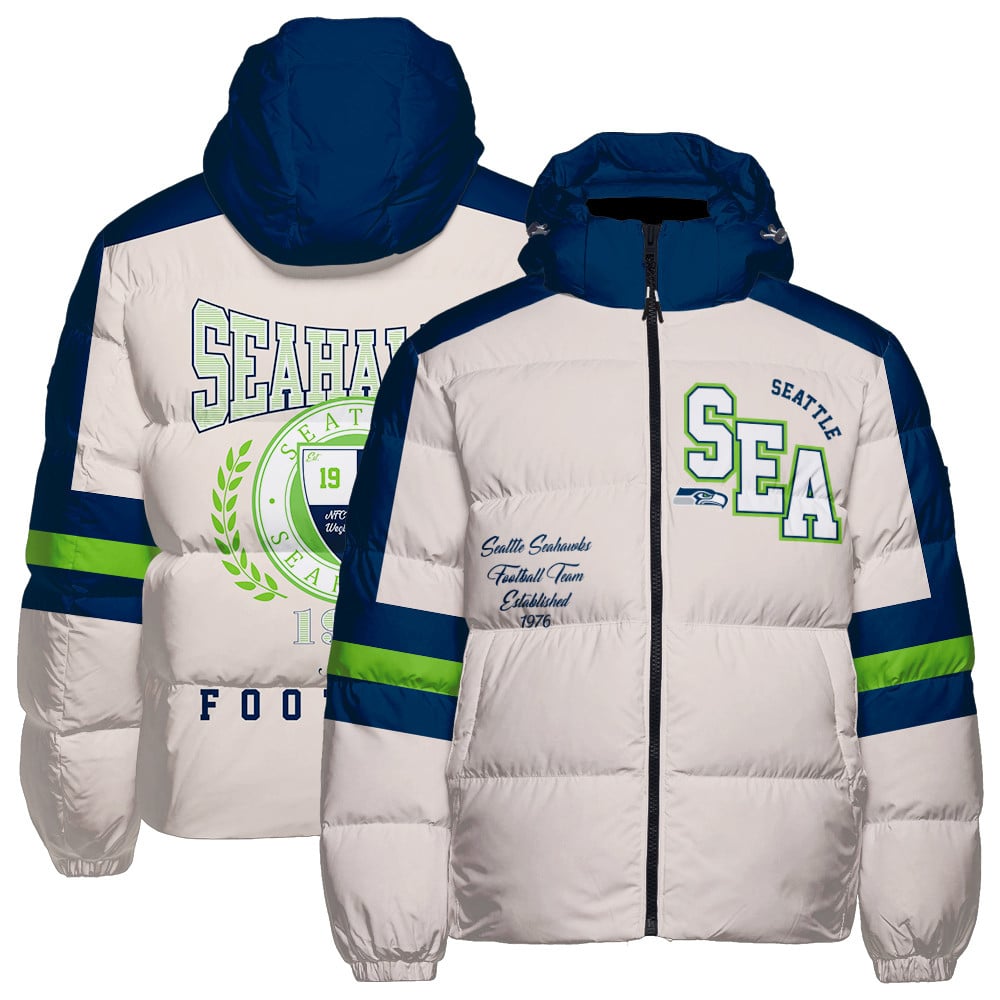 Seattle Seahawks CozyCloud Down Jacket AZBTDWJ000137