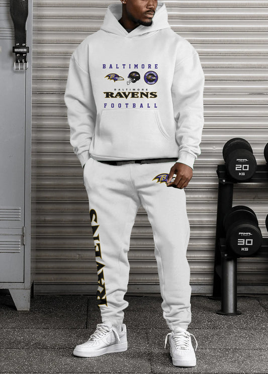 Baltimore Ravens Combo Pullover Hoodie And Sweatpants AZBTPHSP000135