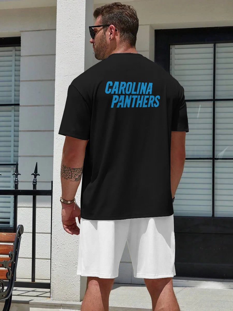 Carolina Panthers T-shirt and Shorts AZBTTSAS000026
