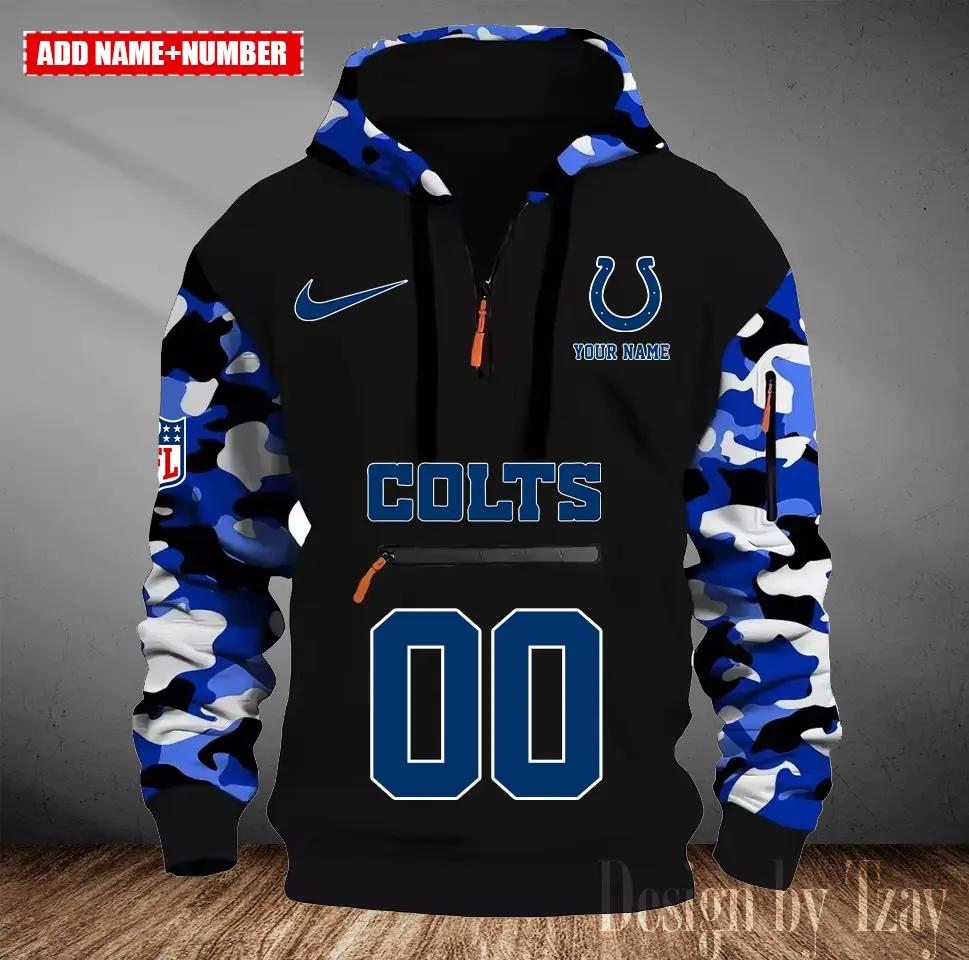 Indianapolis Colts Camouflage Hooded Sweatshirt HA14