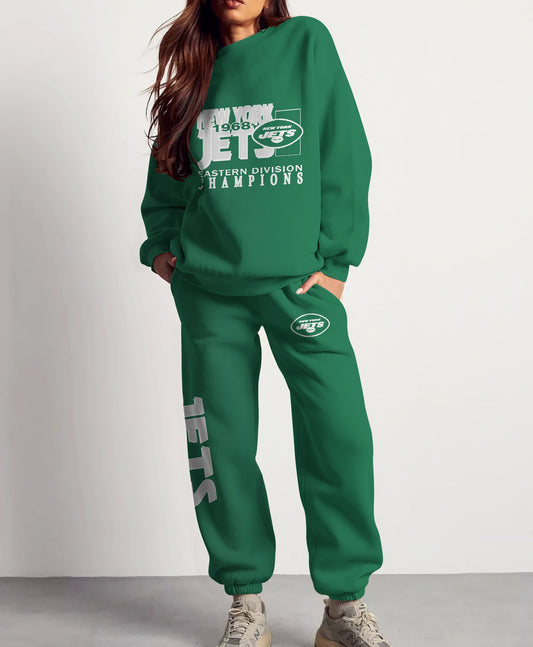 New York Jets Combo 3D Sweatsuit and Sweatpants Unisex CBSP186