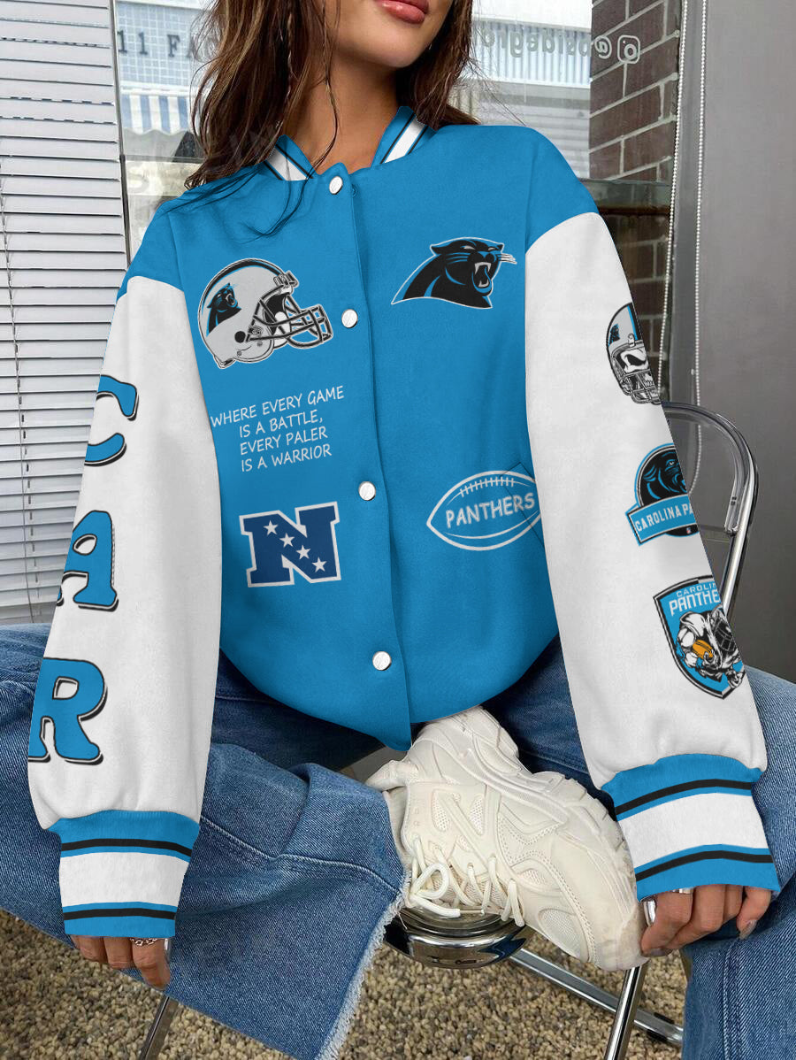 Carolina Panthers National Football League Varsity Jacket AZBTVJK000593
