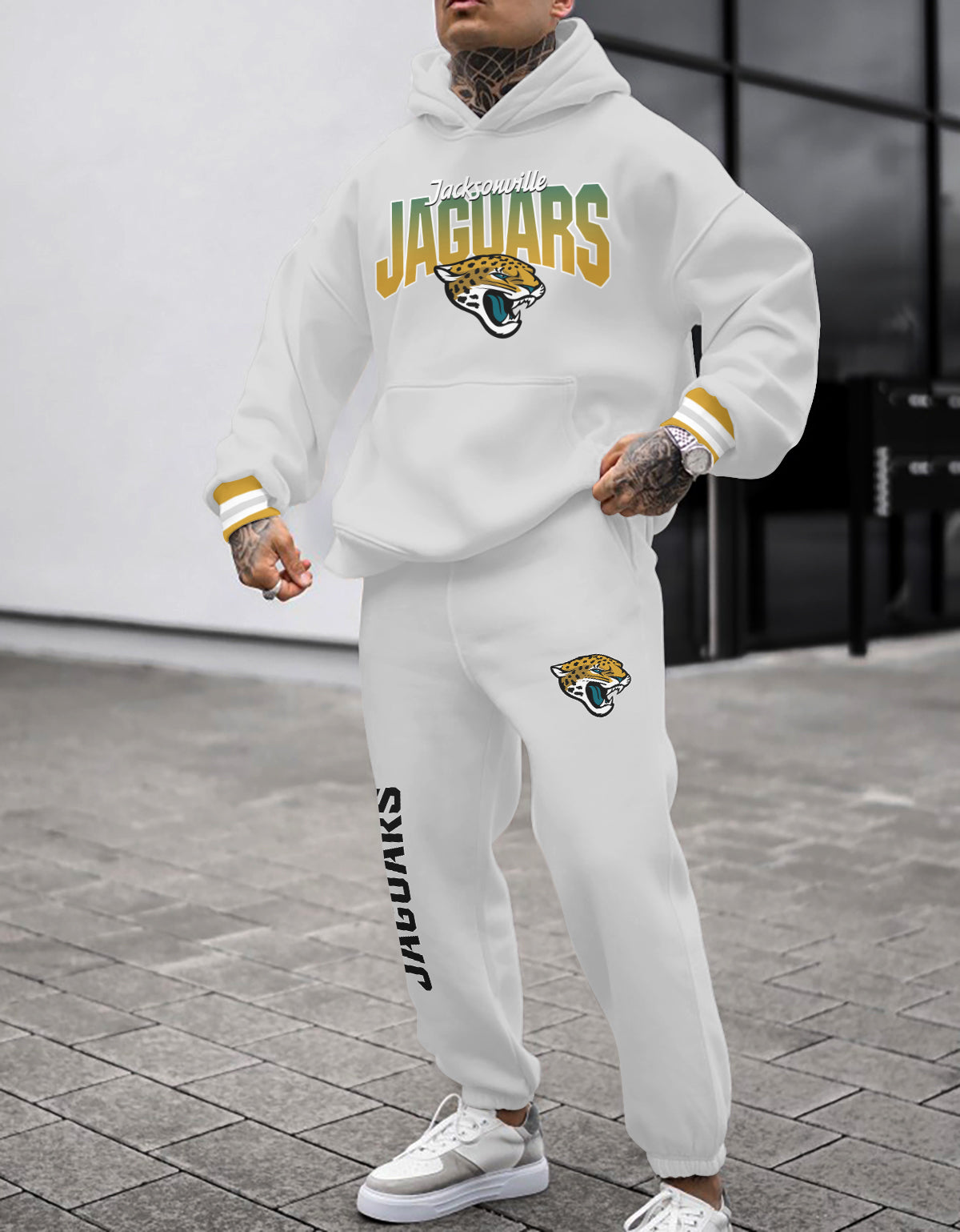 Jacksonville Jaguars Combo Pullover Hoodie And Sweatpants AZBTPHSP000240