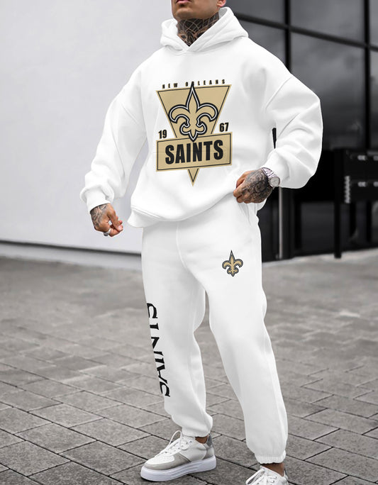 New Orleans Saints Combo Pullover Hoodie And Sweatpants AZBTPHSP000419
