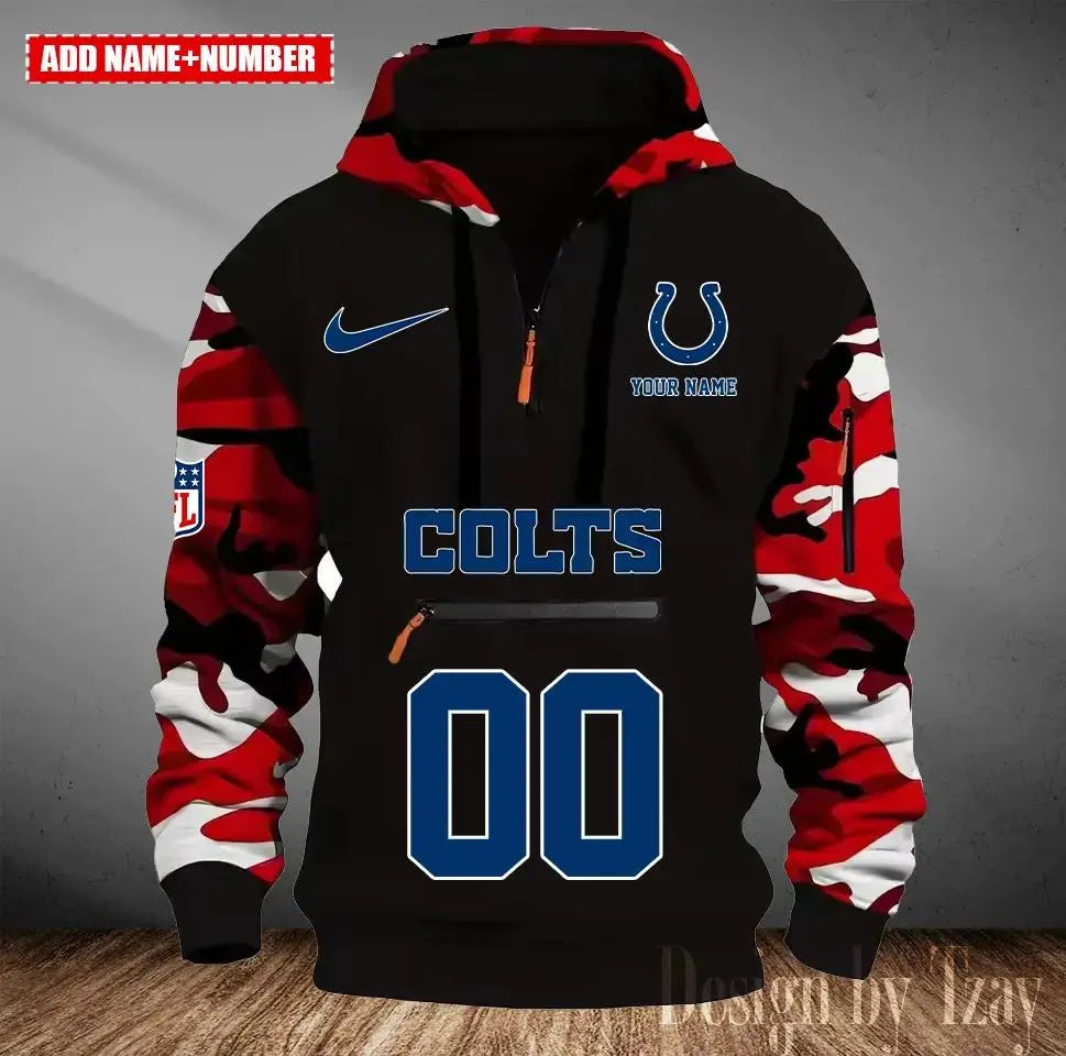 Indianapolis Colts Camouflage Hooded Sweatshirt HA14