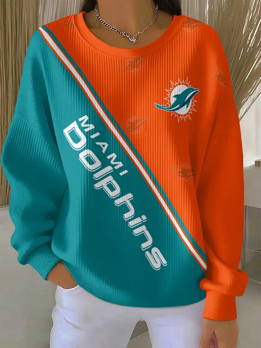 Miami Dolphins Women’s Knit Sweatshirt EM118