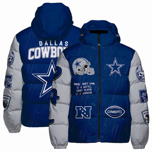Dallas Cowboys CozyCloud Down Jacket AZBTDWJ000133