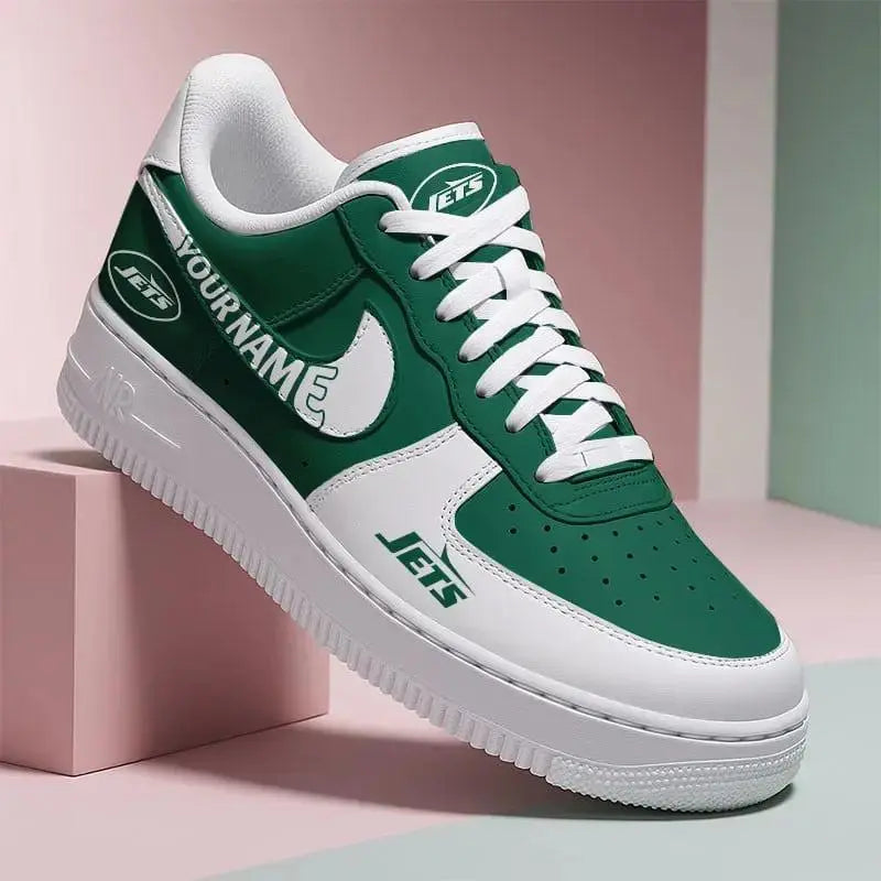 New York Jets New Personalized AF1-1 Sneakers 2025 AZBTAF1N000025