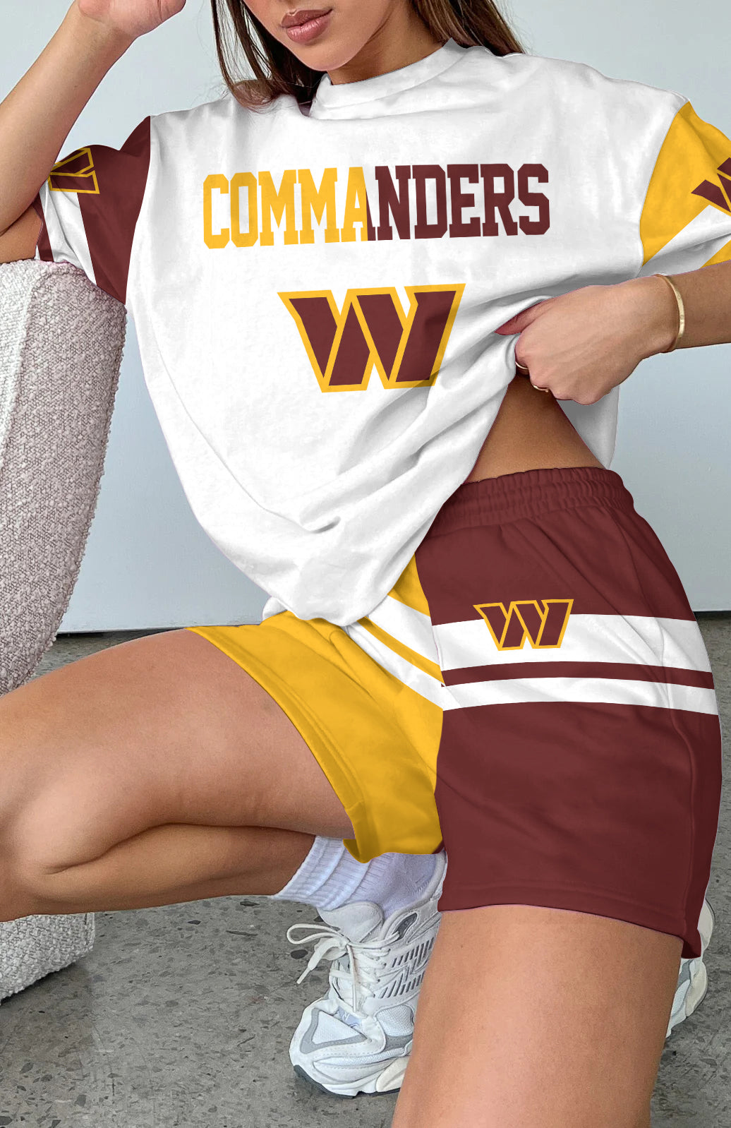 Washington Commanders  Limited Edition Top And Shorts Two-Piece Suits