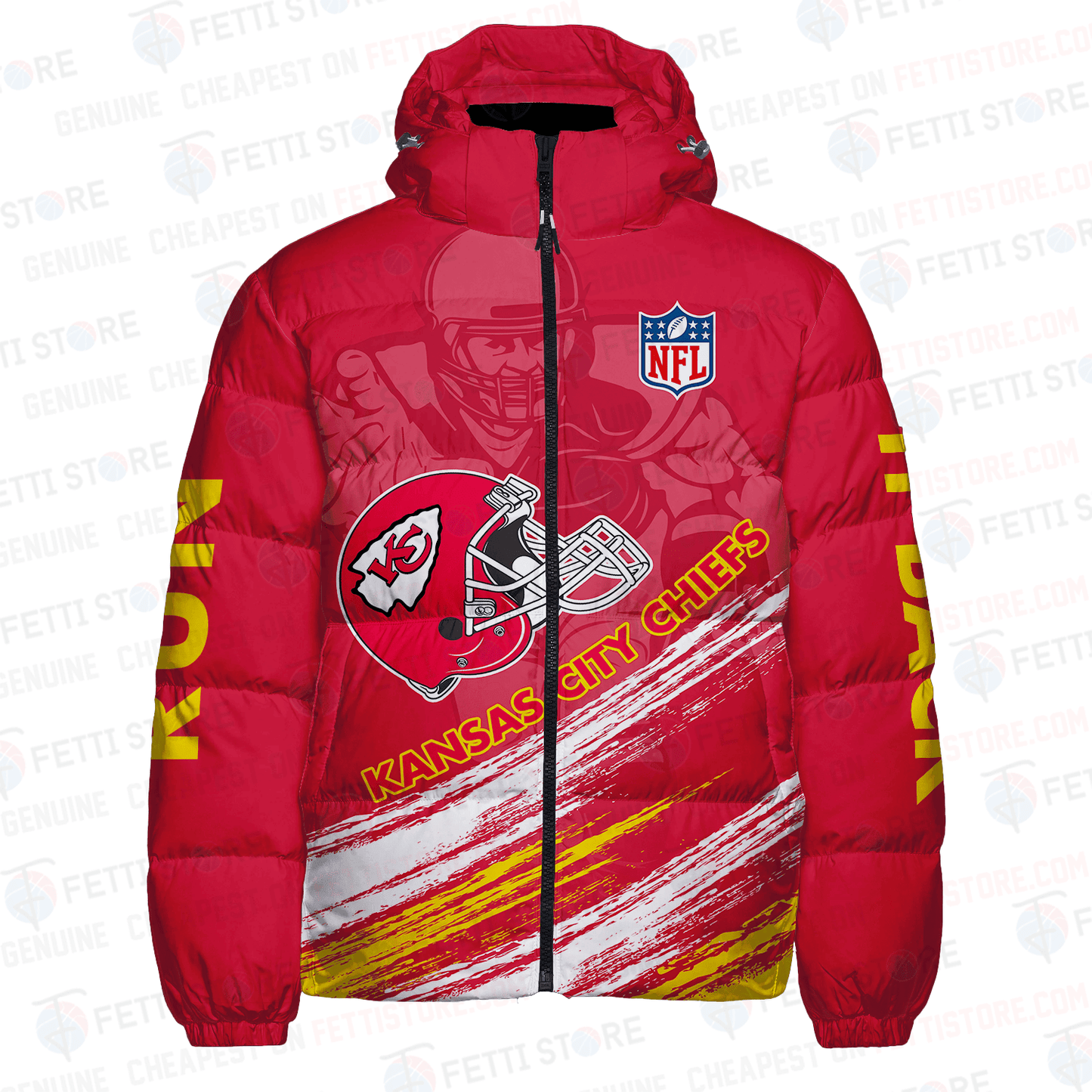 Kansas City Chiefs CozyCloud Down Jacket AZBTDWJ000012