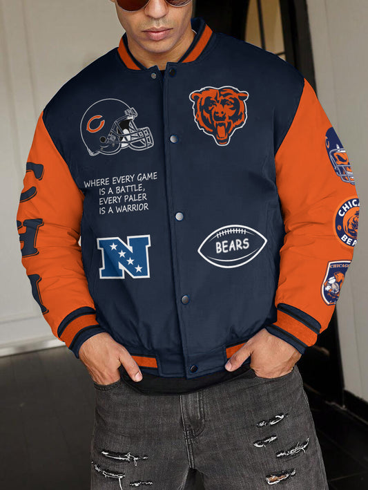 Chicago Bears National Football League Varsity Jacket AZBTVJK000422